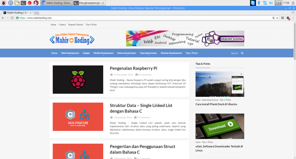 Cara Install Raspbian Jessie di Raspberry Pi